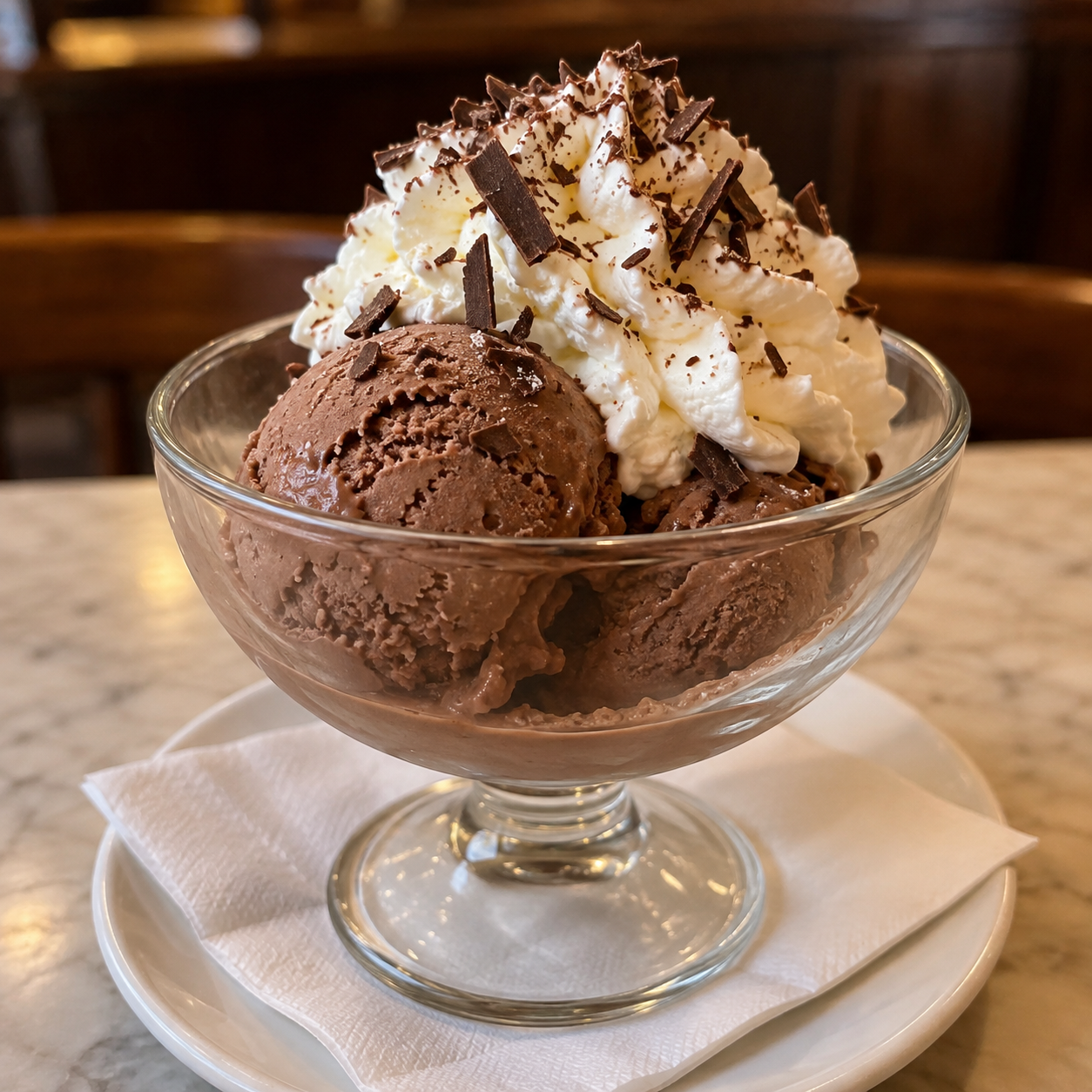 Helado de Chocolate y Nata